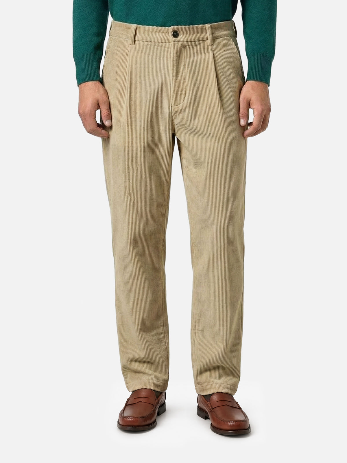 Pantalones de pana beige Fuji 