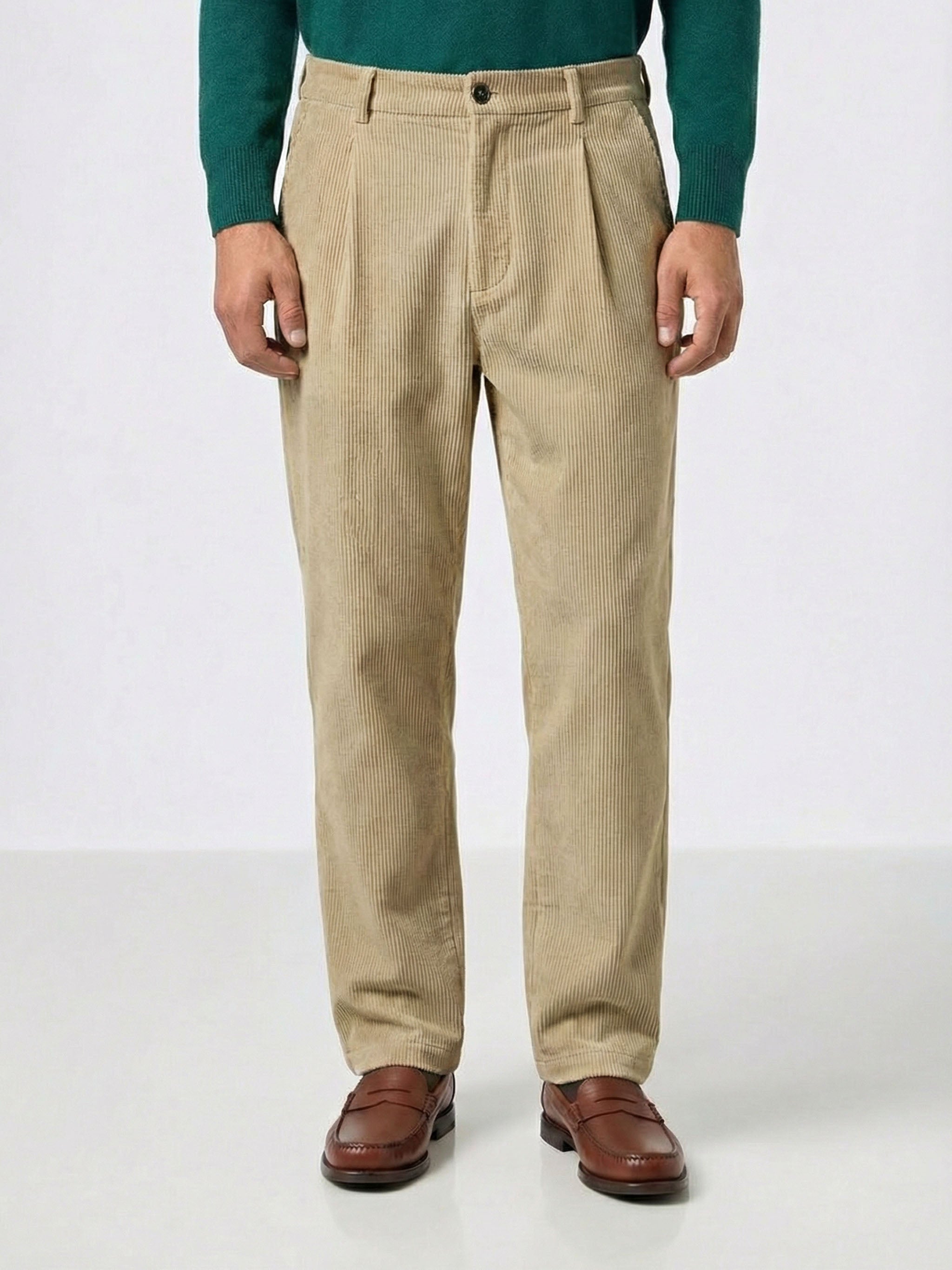 Beige Fuji Pocket corduroy pants – MC2 Saint Barth Beige Fuji Pocket corduroy pants – MC2 Saint Barth