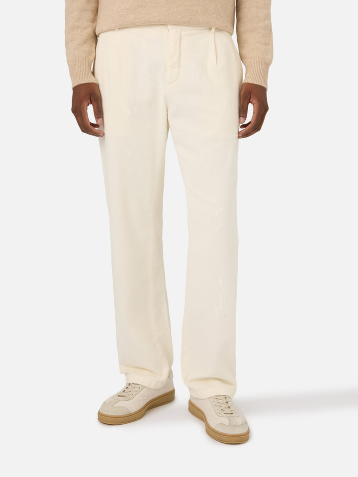 Pantalones de pana off white Fuji 