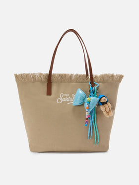 Funny Charm with padded bow and teddy decoration