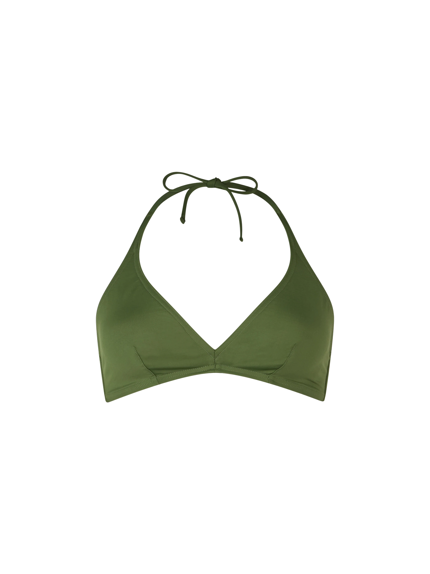 Woman triangle bralette military top Gaia