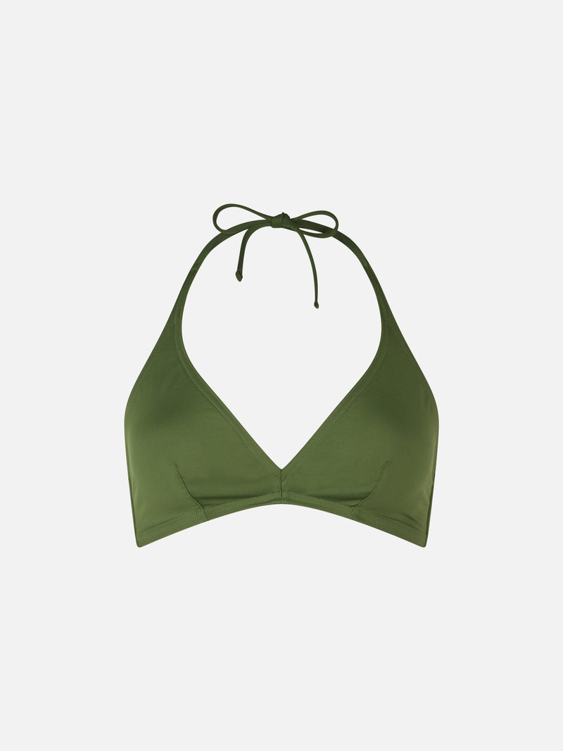 Triangel-Bralette-Top Gaia für Damen im Military-Stil