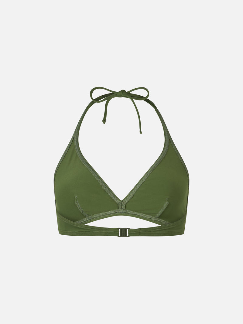 Triangel-Bralette-Top Gaia für Damen im Military-Stil