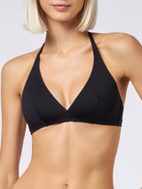 Top mare a bralette nero Gaia