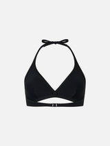 Top mare a bralette nero Gaia