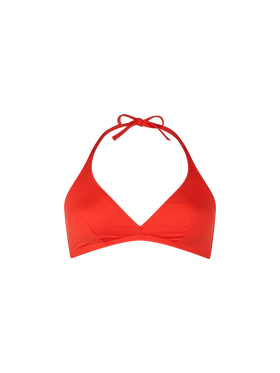 Top bralette triangolo arancione donna Gaia