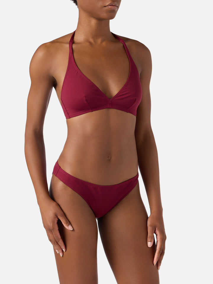 Gala-Bikini in uni Bordeaux 