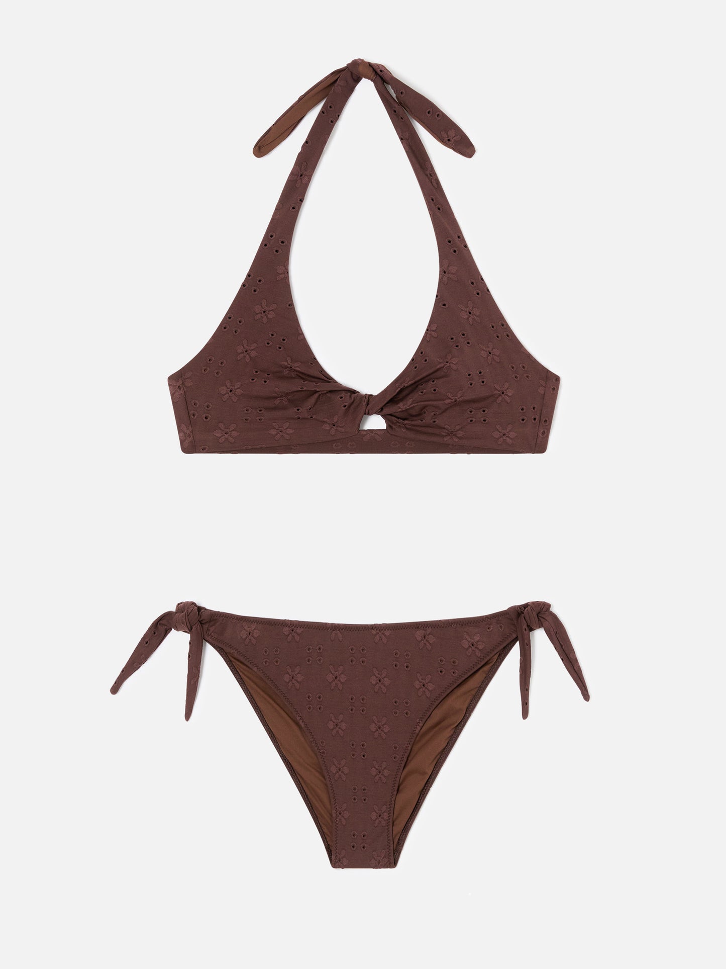 Bikini Leda Yali brown en sangallo 