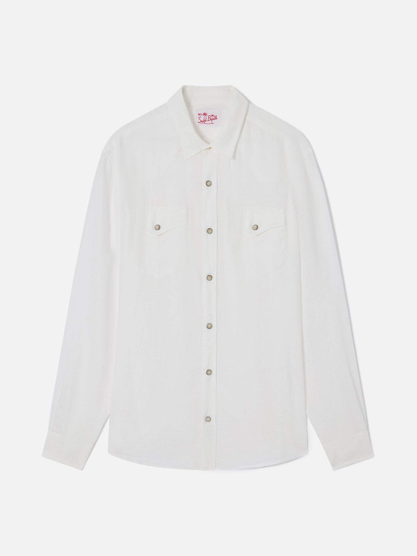Greg white linen shirt