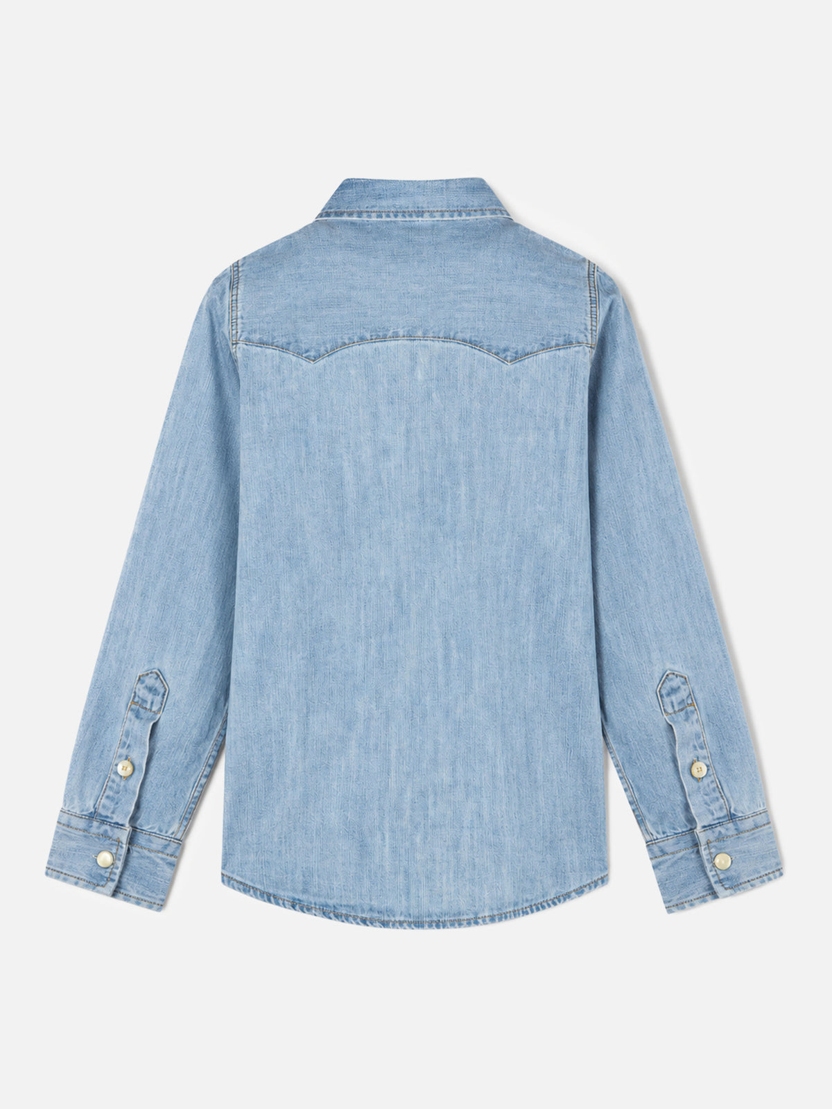 Jeanshemd aus Leinen für Jungen 