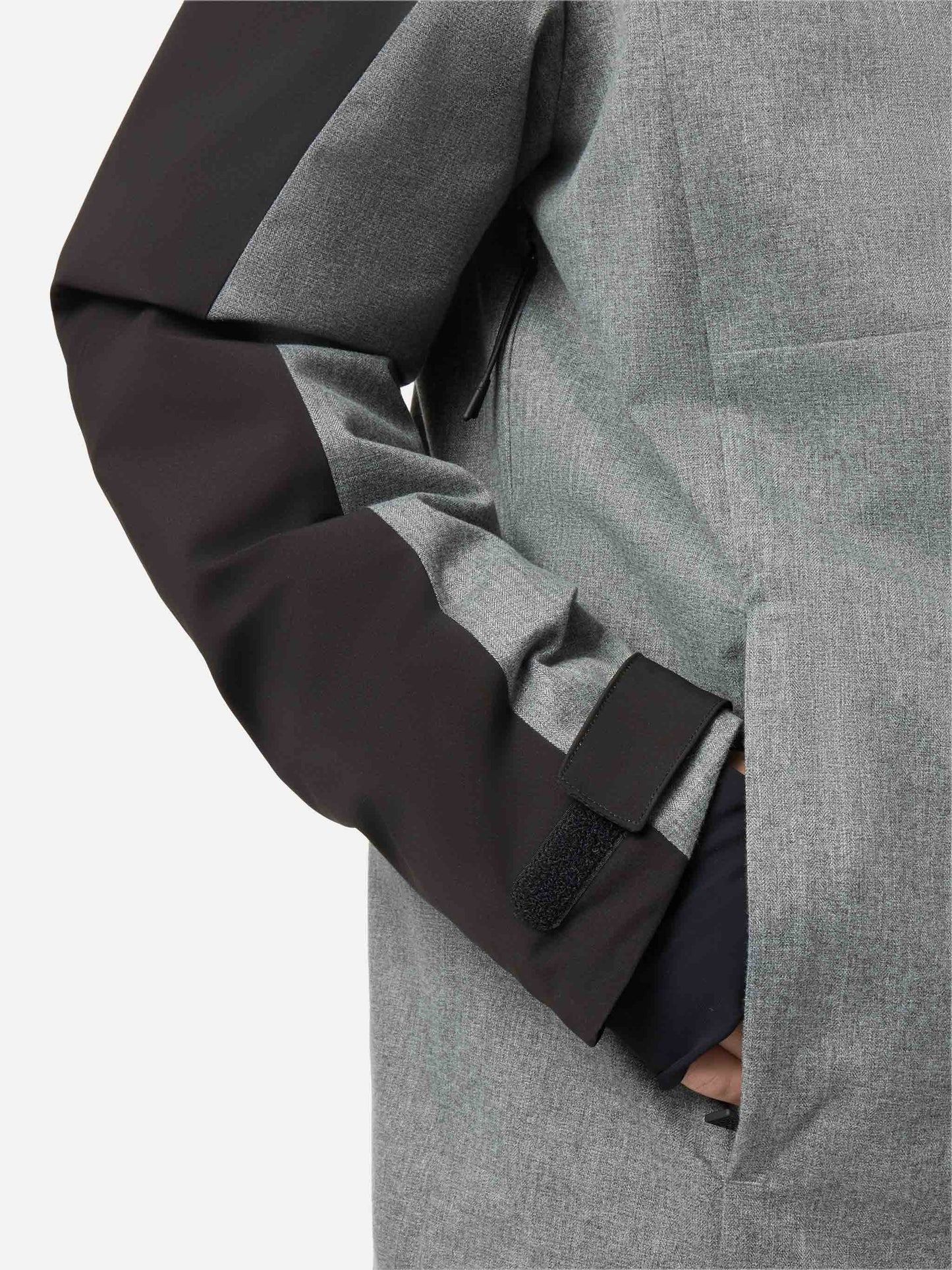 Greatscott Skijacke in meliertem Grau mit Recco®-Technologie