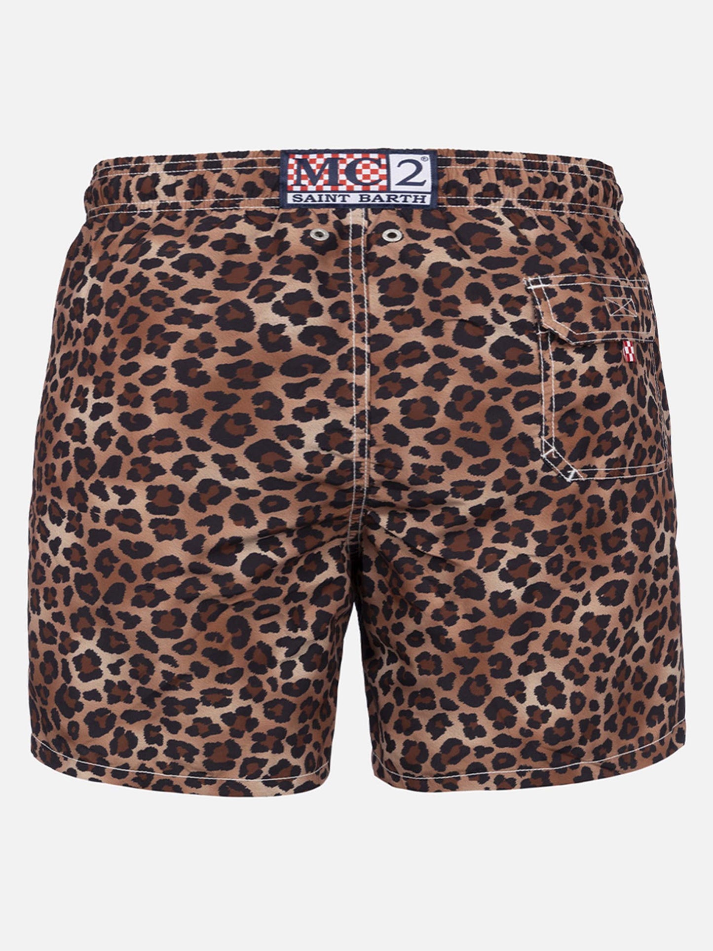Costume mare lunghezza media Gustavia da uomo con stampa animalier