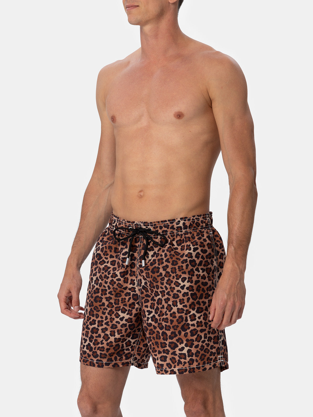 Costume mare lunghezza media Gustavia da uomo con stampa animalier