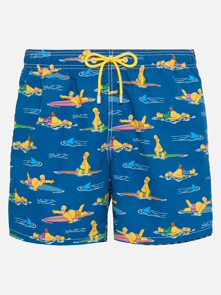 Costume mare lunghezza media Gustavia con stampa Homer Simpson | SIMPSON SPECIAL EDITION
