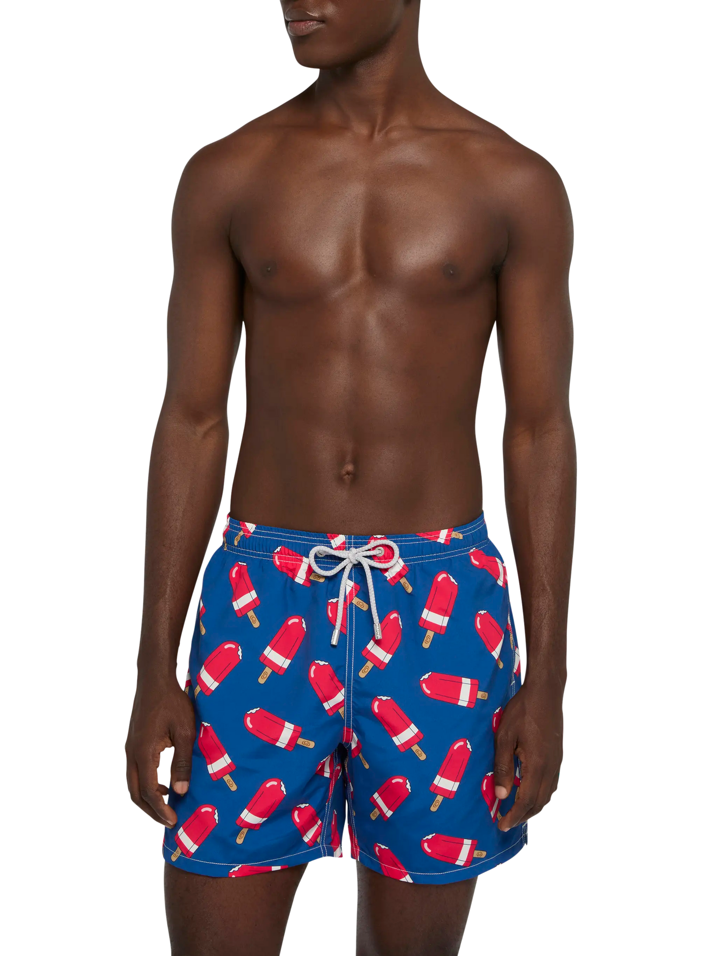 Costume mare lunghezza media Gustavia con stampa Fior di Fragola | ALGIDA SPECIAL EDITION