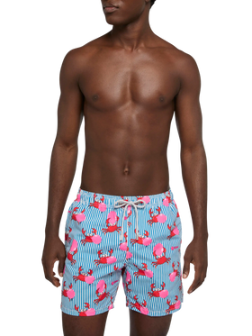 Costume mare lunghezza media Gustavia con stampa granchio Big Babol | BIG BABOL SPECIAL EDITION