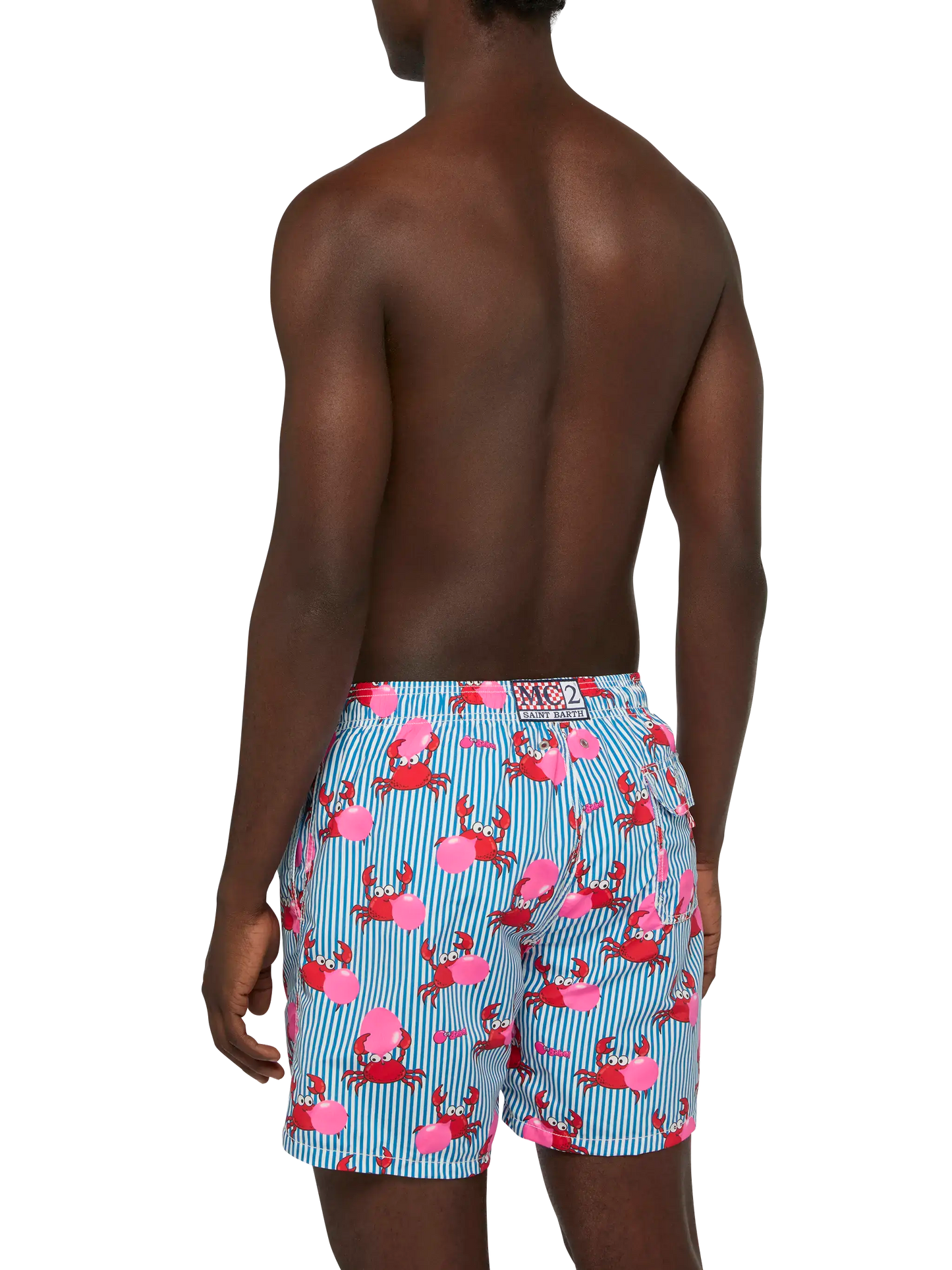 Costume mare lunghezza media Gustavia con stampa granchio Big Babol | BIG BABOL SPECIAL EDITION