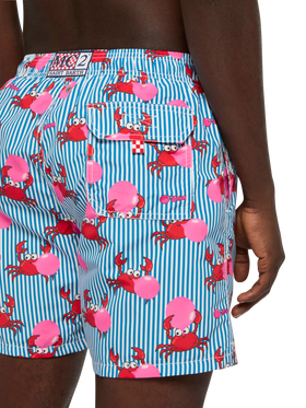Costume mare lunghezza media Gustavia con stampa granchio Big Babol | BIG BABOL SPECIAL EDITION