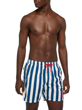 Mid-length Gustavia swim-shorts with Sapore di Mare embroidery | SAPORE DI MARE SPECIAL EDITION - MC2 Saint Barth