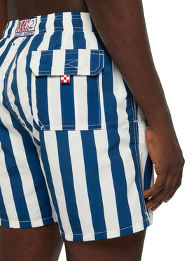 Mid-length Gustavia swim-shorts with Sapore di Mare embroidery | SAPORE DI MARE SPECIAL EDITION - MC2 Saint Barth