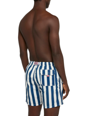 Mid-length Gustavia swim-shorts with Sapore di Mare embroidery | SAPORE DI MARE SPECIAL EDITION - MC2 Saint Barth