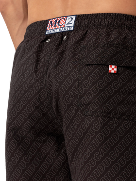 Mid-length Gustavia swim-shorts with Ducati patch | DUCATI MOTORS SPECIAL EDITION