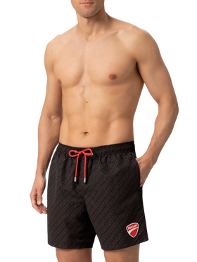 Mid-length Gustavia swim-shorts with Ducati patch | DUCATI MOTORS SPECIAL EDITION