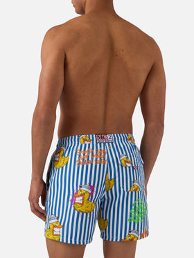 Costume da bagno classico da uomo con stampa paperella Crypto | CRYPTO PUPPETS® EDIZIONE SPECIALE