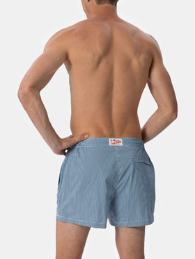 Man fitted cut swim shorts Harrys with gingham print