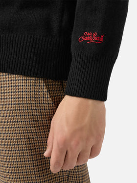 Maglione in misto cashmere Heron con ricamo Apres Ski Lover