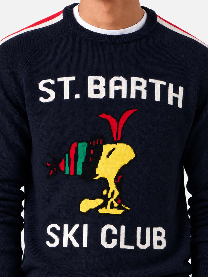 Maglione girocollo Heron con jacquard Woodstock | PEANUTS™ SPECIAL EDITION