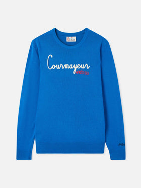 Maglione girocollo Heron con ricamo Courma Apres Ski