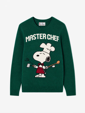 Pull col rond Heron avec jacquard Snoopy master chef | SNOOPY PEANUTS SPECIAL EDITION 