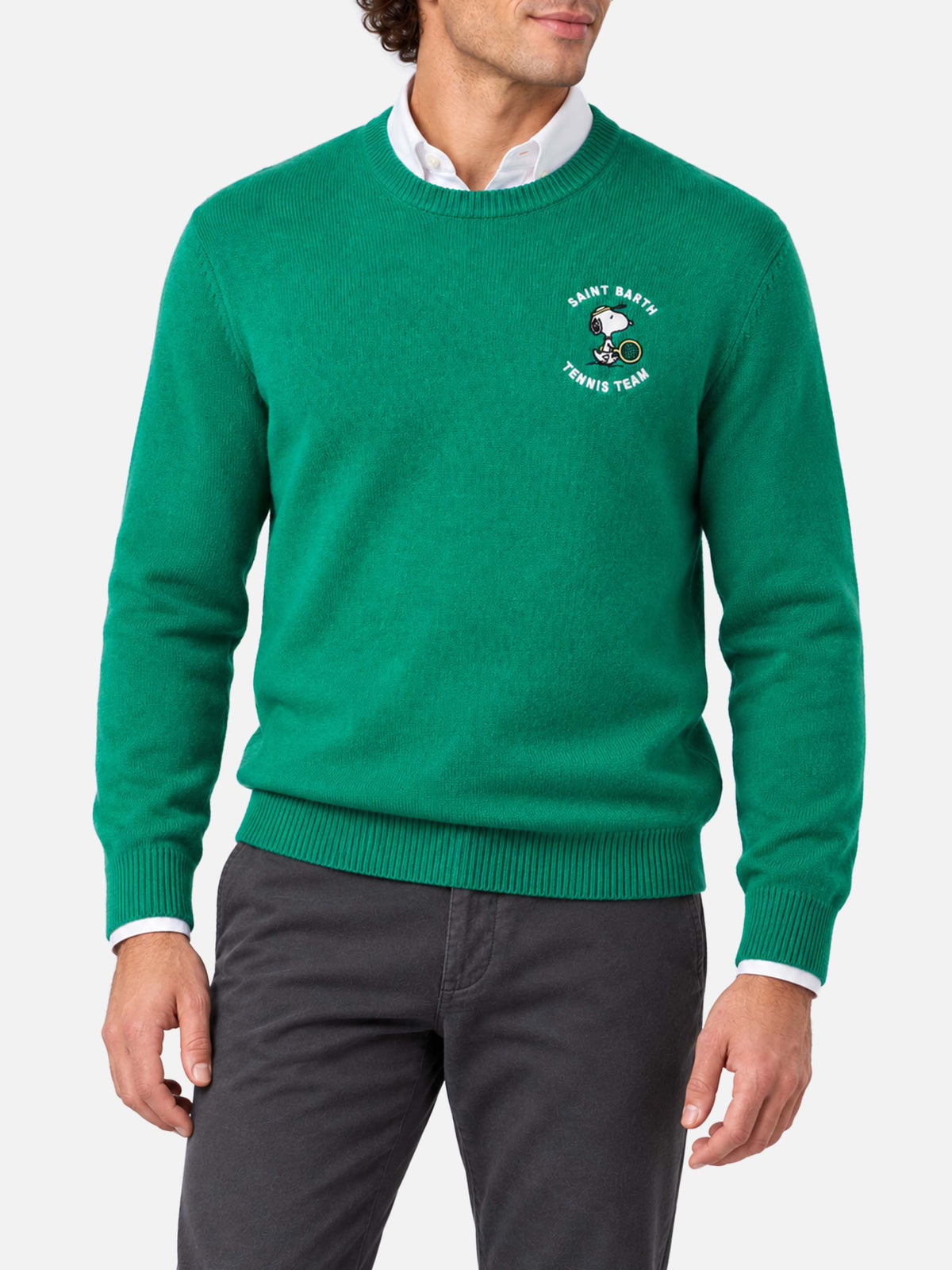 Pull de tennis Heron green Snoopy | Édition Spéciale 