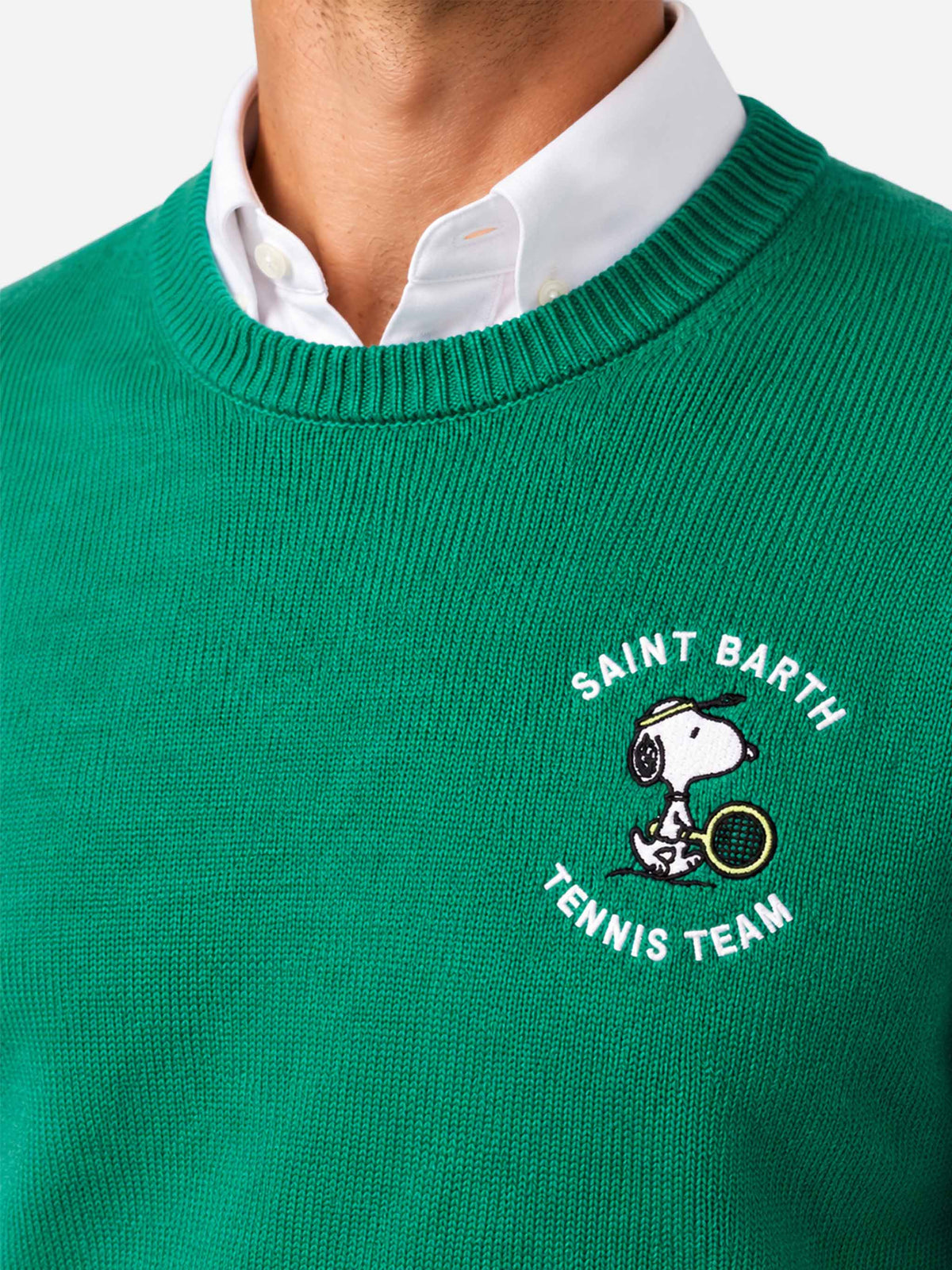 Pull de tennis Heron green Snoopy | Édition Spéciale 