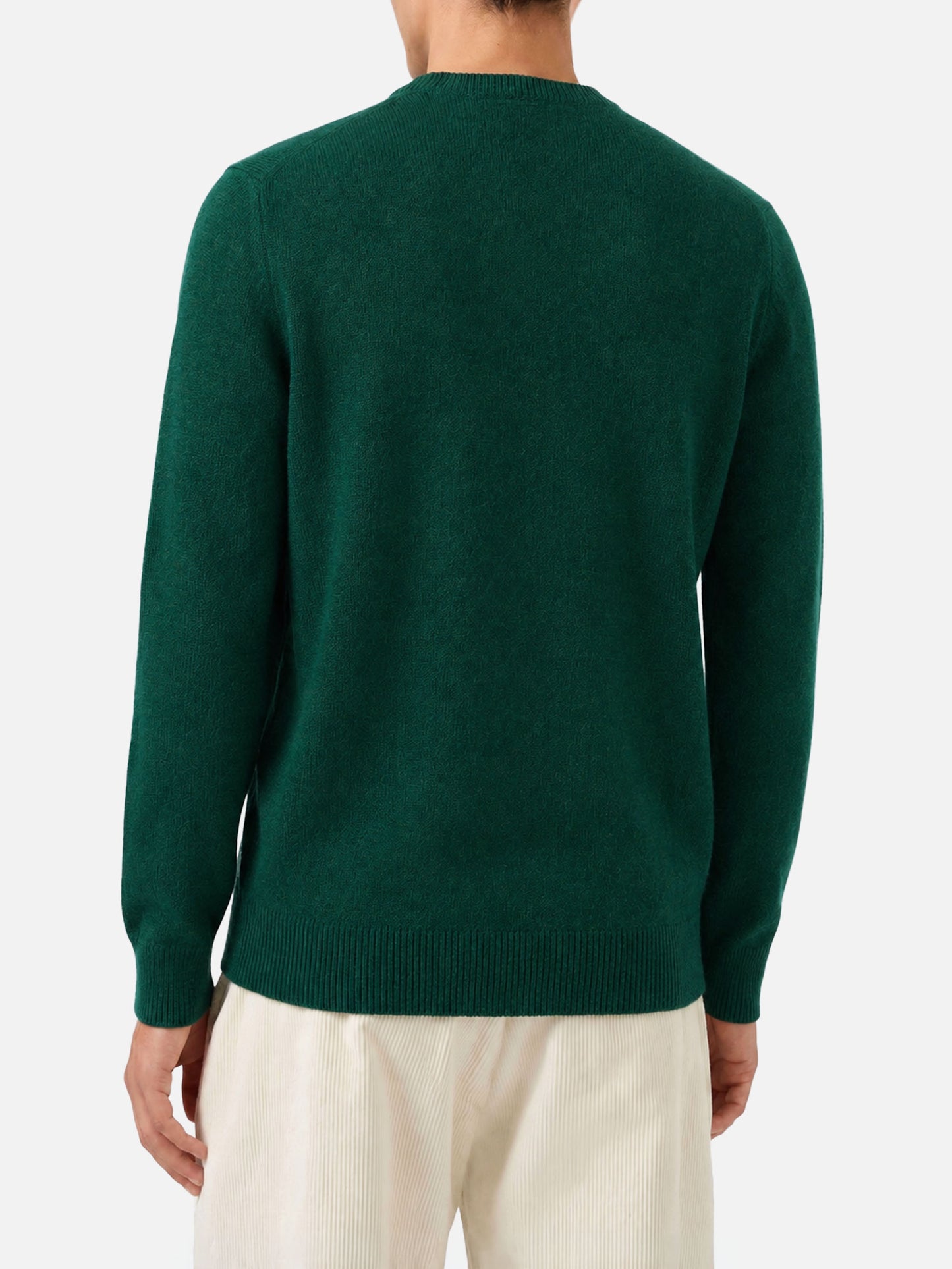 Jersey verde Regent en lana de cordero 