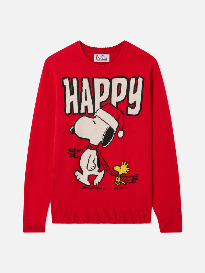 Sweater Heron with Snoopy jacquard | SNOOPY PEANUTS® SPECIAL EDITION