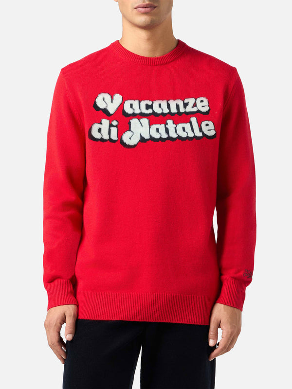 Man sweater Heron with Vacanze di Natale jacquard | VACANZE DI NATALE SPECIAL EDITION