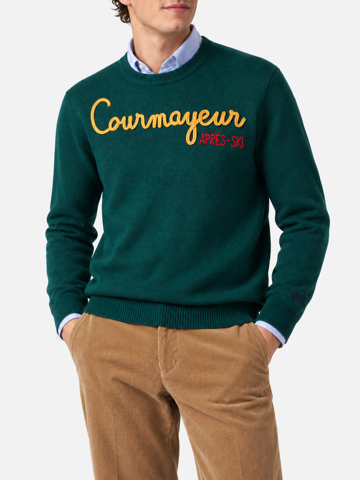 Grüner Courmayeur Après Ski-Pullover Heron 