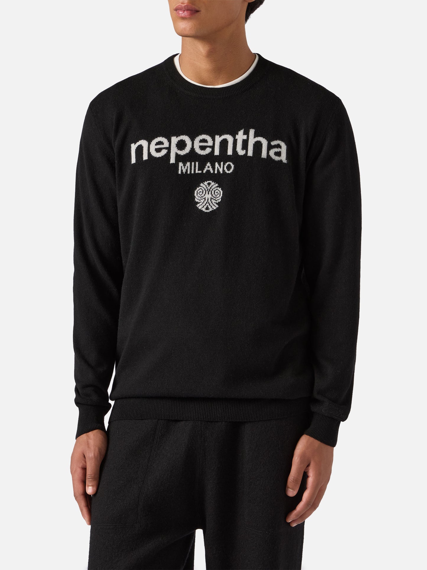 Maglione Heron light con jacquard Nephenta | NEPHENTA SPECIAL EDITION