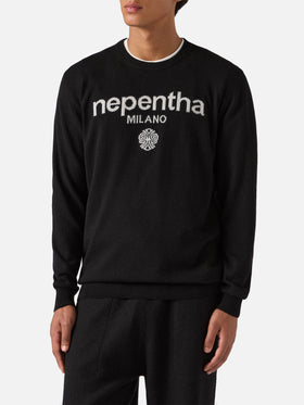 Maglione Heron light con jacquard Nephenta | NEPHENTA SPECIAL EDITION