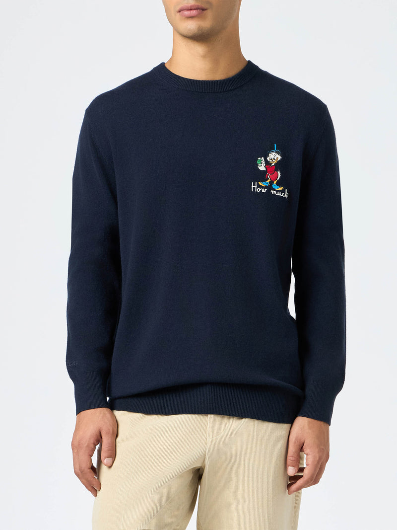 Maglione blu da uomo Heron con Scrooge how much? | EDIZIONE SPECIALE DISNEY