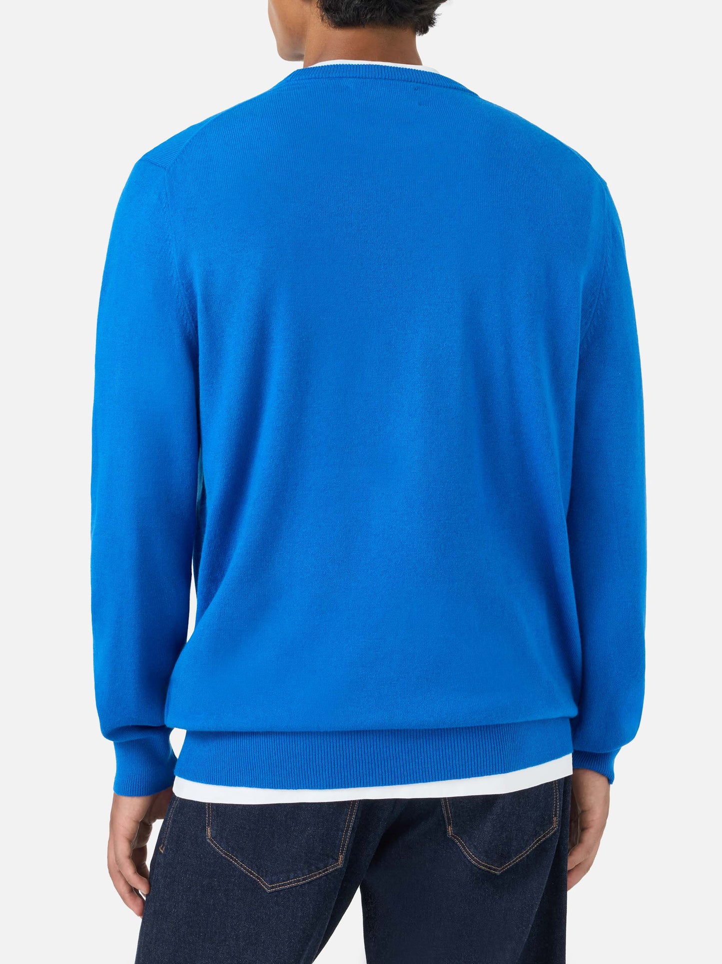 Maglione girocollo Heron con ricamo Grappino vs Bombardino