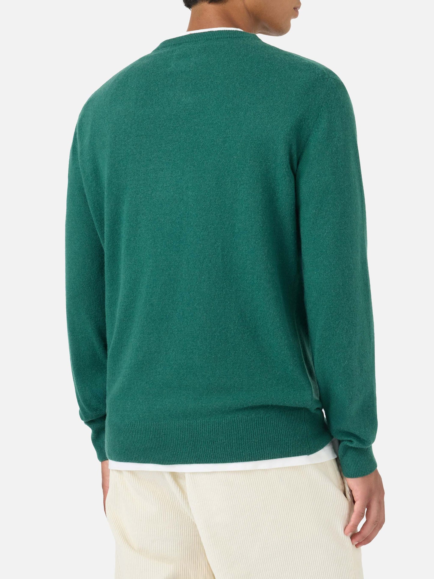 Crewneck Heron Light mit Levateje er vino-Stickerei | VACANZE DI NATALE SPECIAL EDITION 