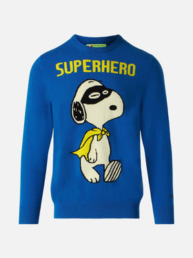 Leichter Herrenpullover mit Snoopy-Jacquard | SNOOPY PEANUTS™ SPECIAL EDITION