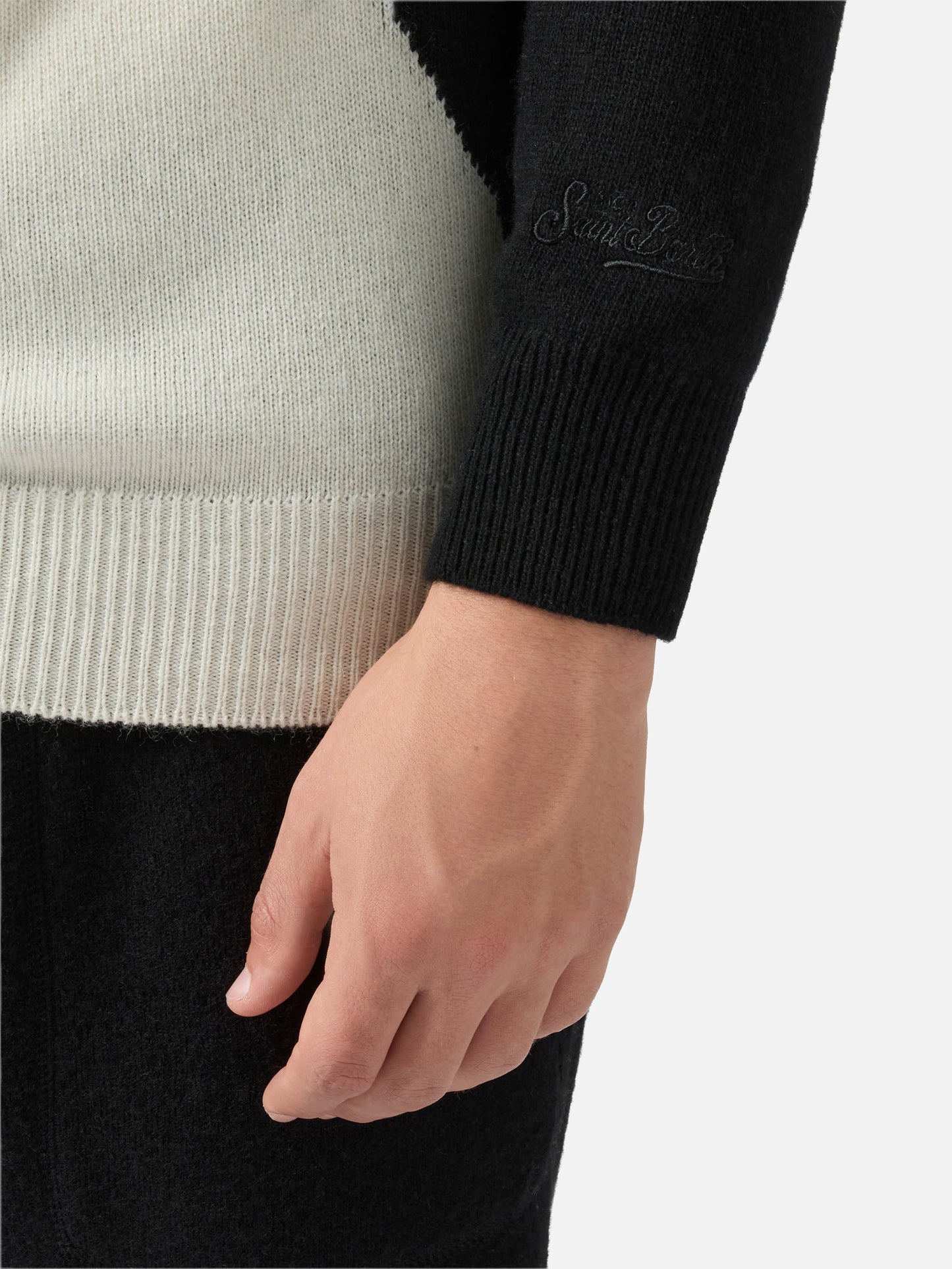 Schwarzer Heron-Pullover mit Onkel-Dagobert-Motiv | DISNEY SONDEREDITION