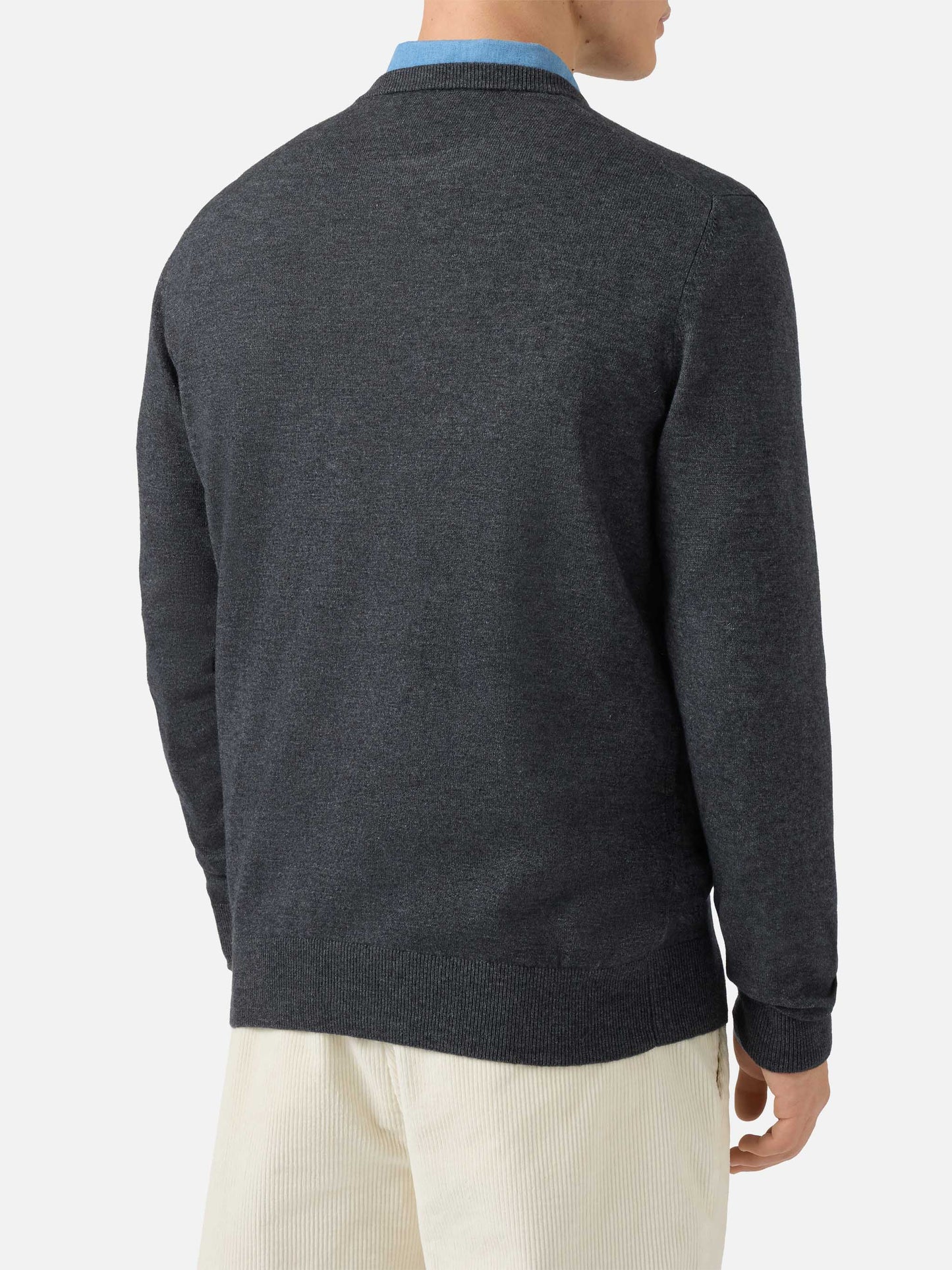 Crewneck sweater Heron Light with Bartman embroidery