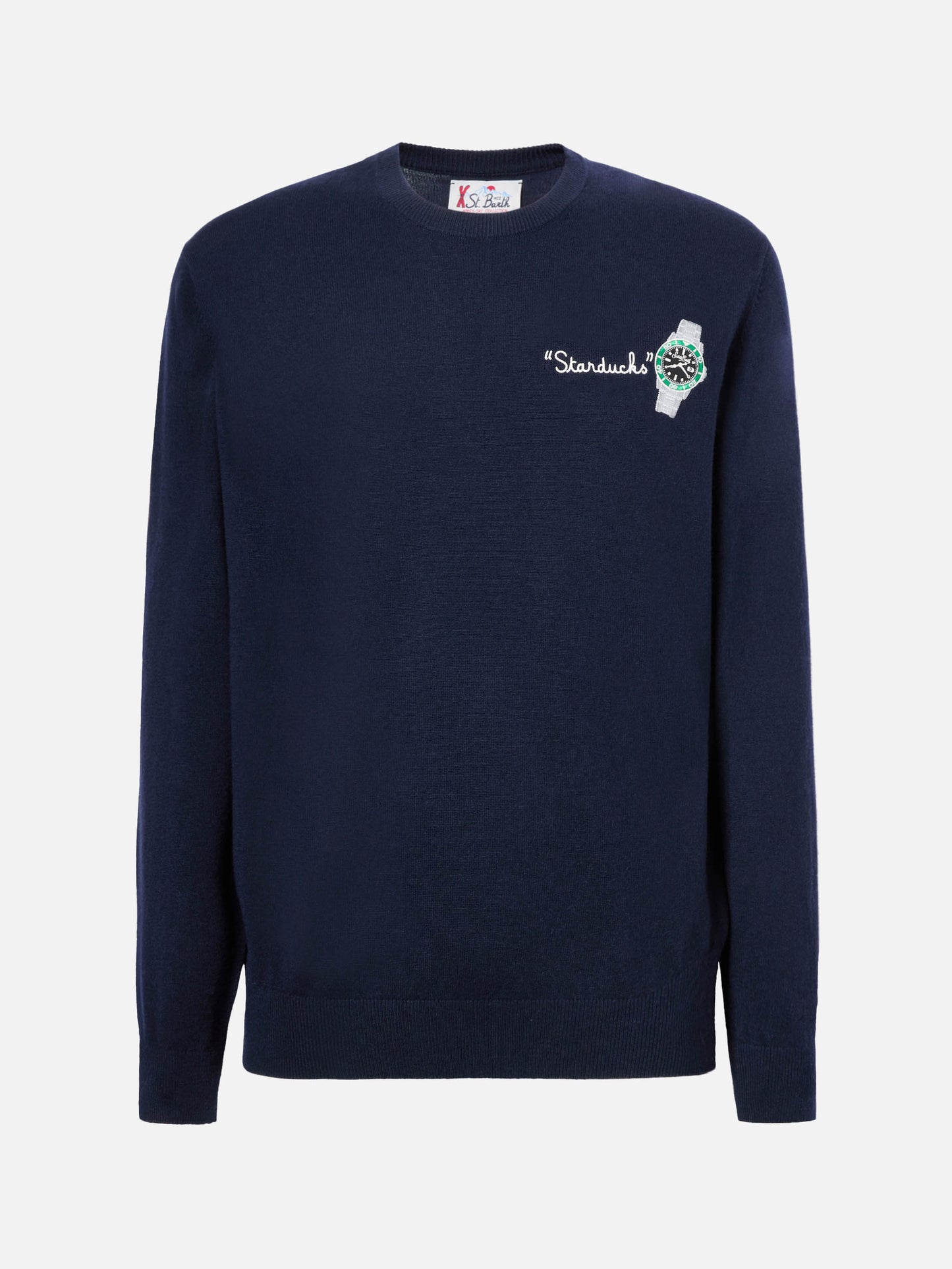Maglione a girocollo Heron Light con ricamo Starducks
