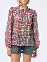 Woman silk voile blouse Harper