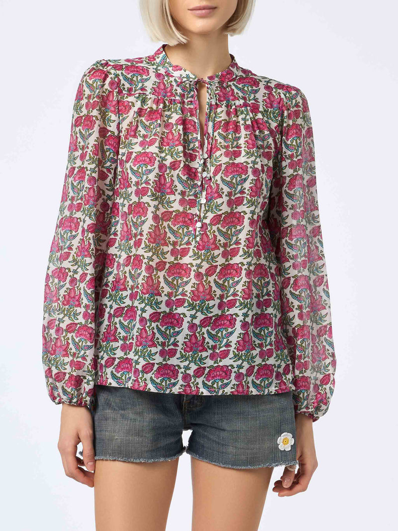 Woman silk voile blouse Harper